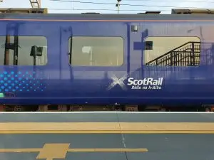 A picture of a ScotRail Train